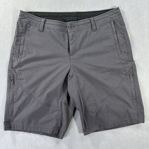 Kuhl Shorts Women’s Size 12 Spire 6-Pocket Drawstring Hike UPF 50 Quick Dry